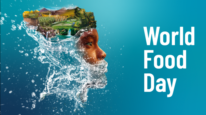 Water is life, water is food. Leave no one behind: Celebrating World Food Day