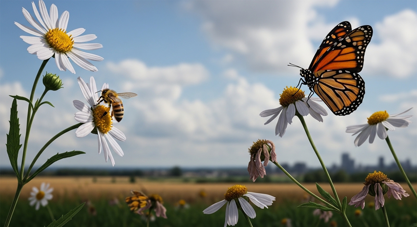 Pollinators in Peril: Bees, Butterflies, and the Food Chain